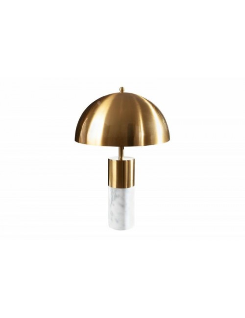 INVICTA lampa stołowa BURLESQUE - złota, biały marmur