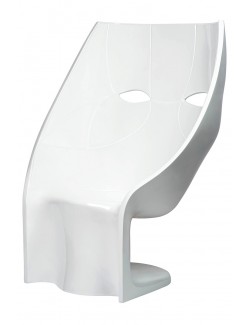 Fotel NEMO FACE CHAIR biały - włókno szklane