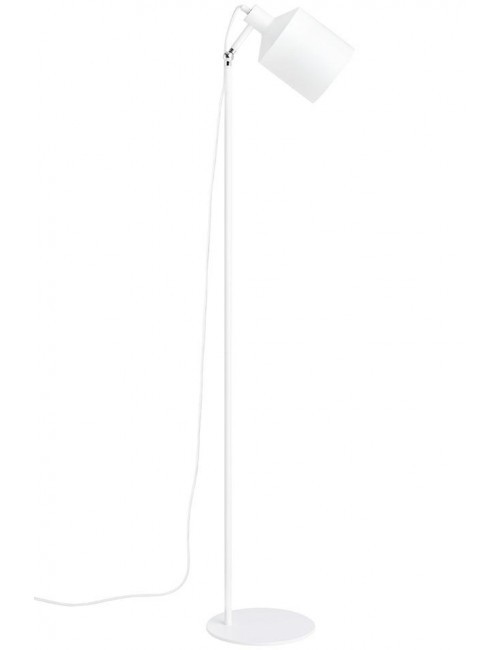 Lampa podłogowa LEKTOR biała - aluminium