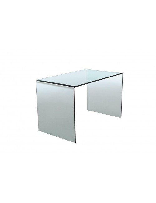 INVICTA biurko szklane FANTOME 120 transparentne - szkło 20 mm.