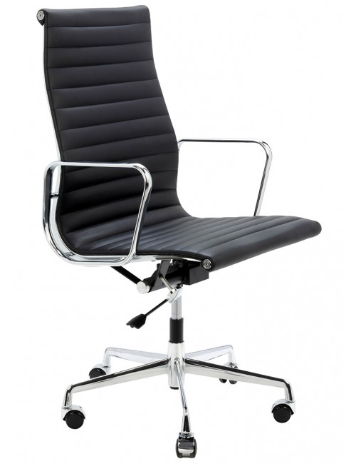 Fotel biurowy AERON PRESTIGE PLUS chrom - skóra naturalna, aluminium