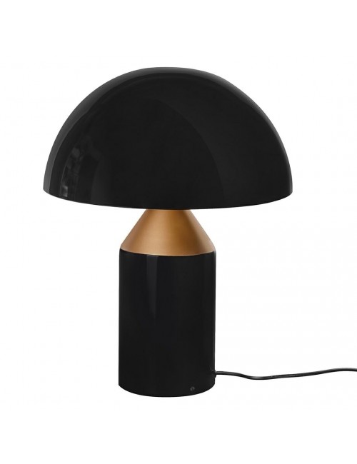Lampa biurkowa FUNGO czarno-złota - aluminium