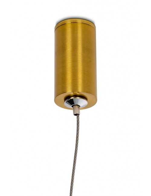 Lampa wisząca ASTRA 1 antyczny mosiądz - metal, szkło