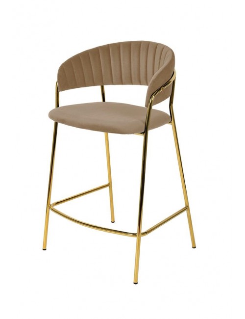 Krzesło barowe MARGO khaki
