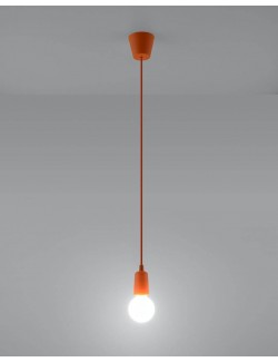 Lampa wisząca DIEGO 1 pomarańczowy