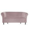 Sofa Milo MG55 szary róż nogi chrom					