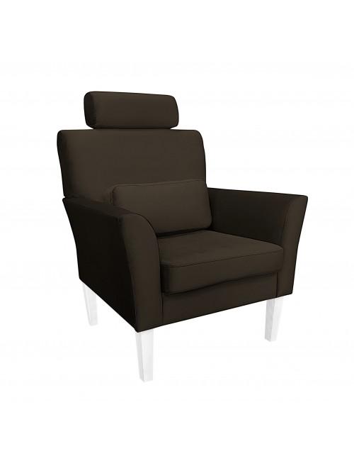 Fotel DENVER nogi białe MG05					